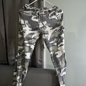 Camo cargo pants